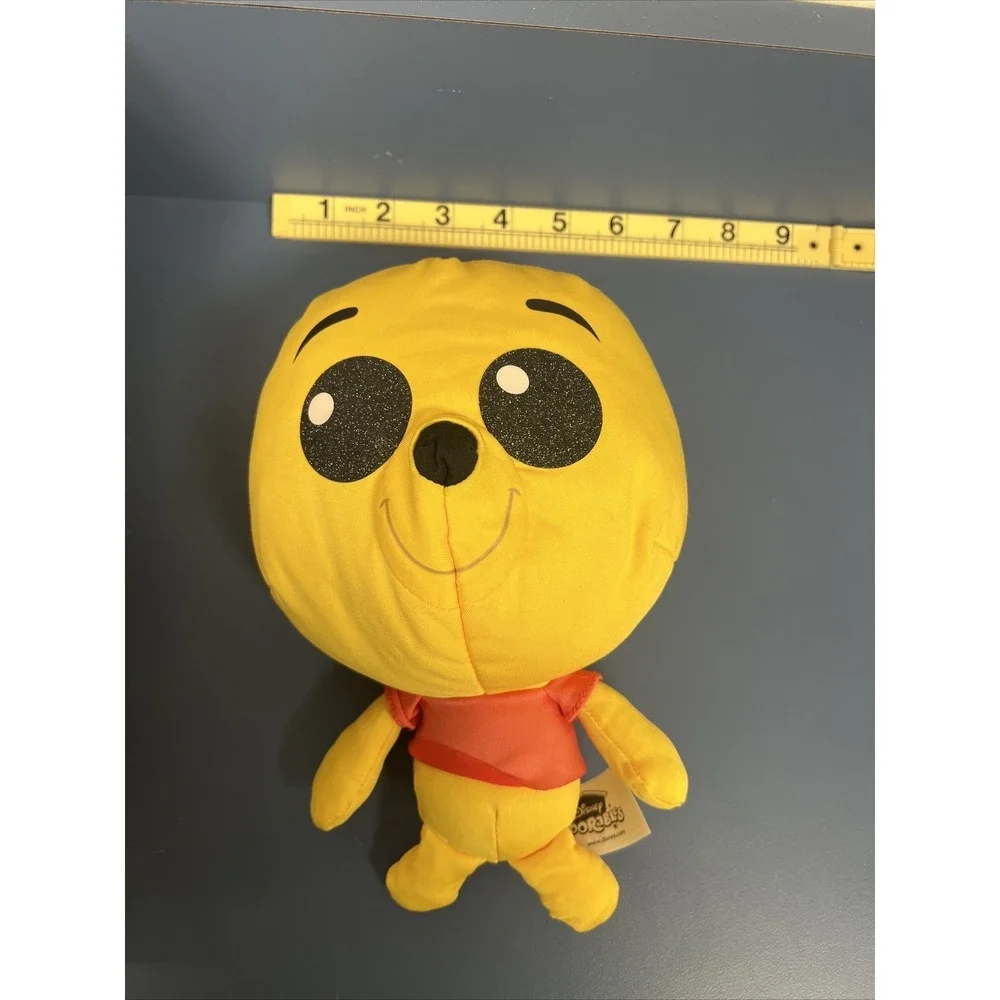 Disney Doorables Puffables Plush‎ Winnie The Pooh 10-inch Stuffed Toy Tags EUC